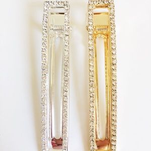 Rhinestone crystal hair barrette /Bridal hair clip